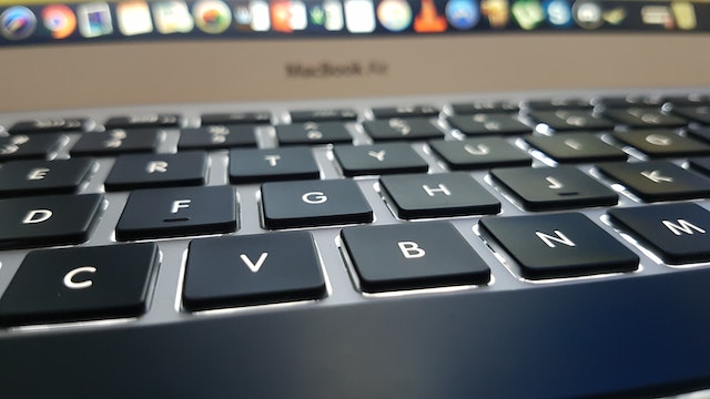 Image of a keyboard of a laptop in Morningside